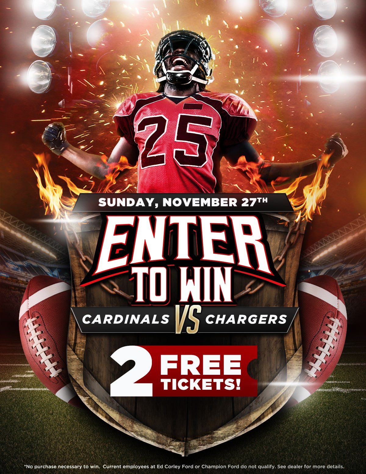 Enter To Win Football Tickets