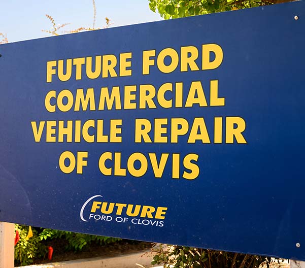 Future Ford Commercial Vehicle Repair of Clovis sign