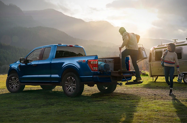 Ford truck parked outside