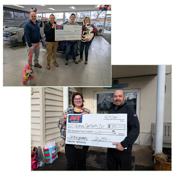Donation imagery from fundraising
