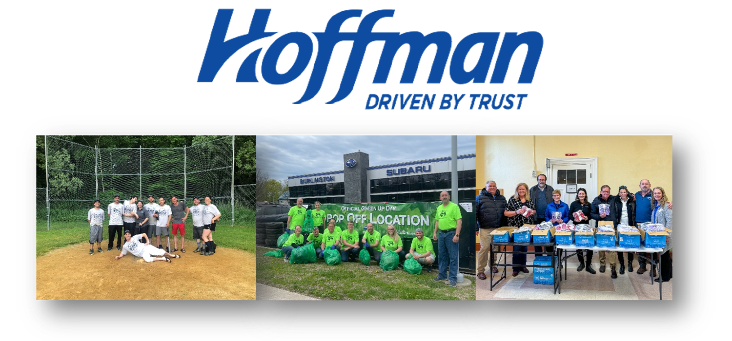 Hoffman logo and collage of Hoffman events