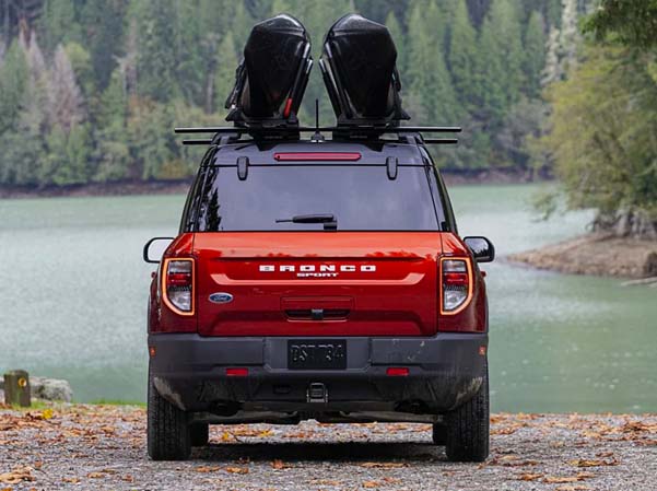 Rear view of the Bronco Sport
