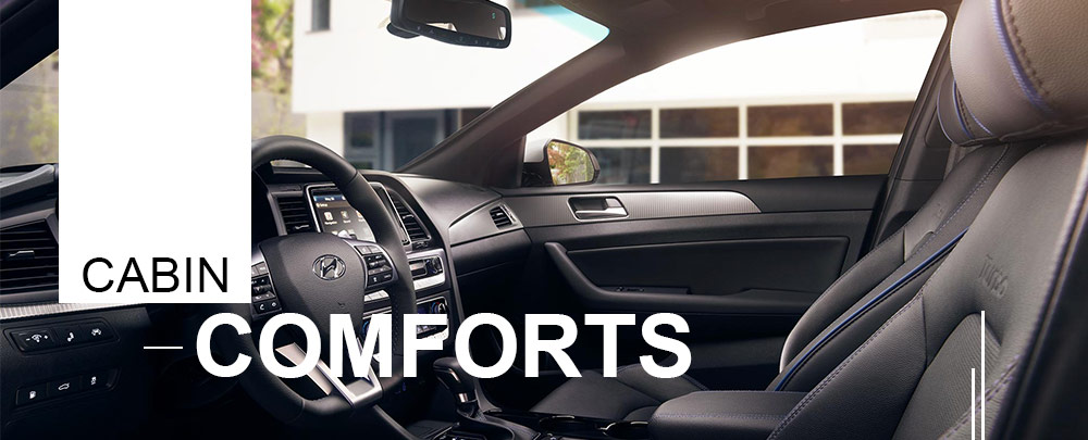 2018 Hyundai Sonata interior front seats