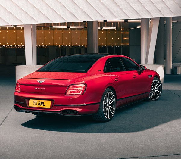 Rear 3/4 shot of the 2024 Bentley Edition 8