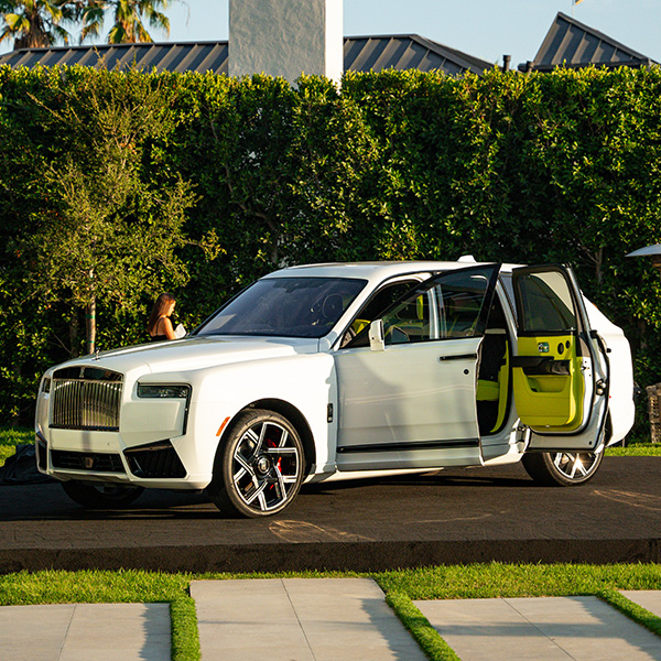 Rolls-Royce Cullinan Series II with the doors open