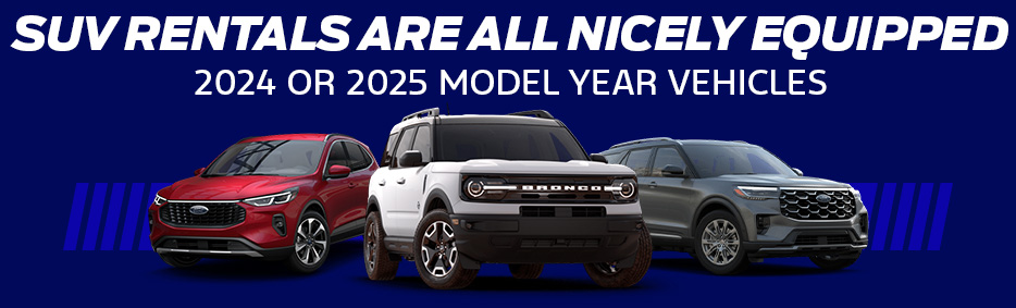 2024 & 2025 Rental SUVs