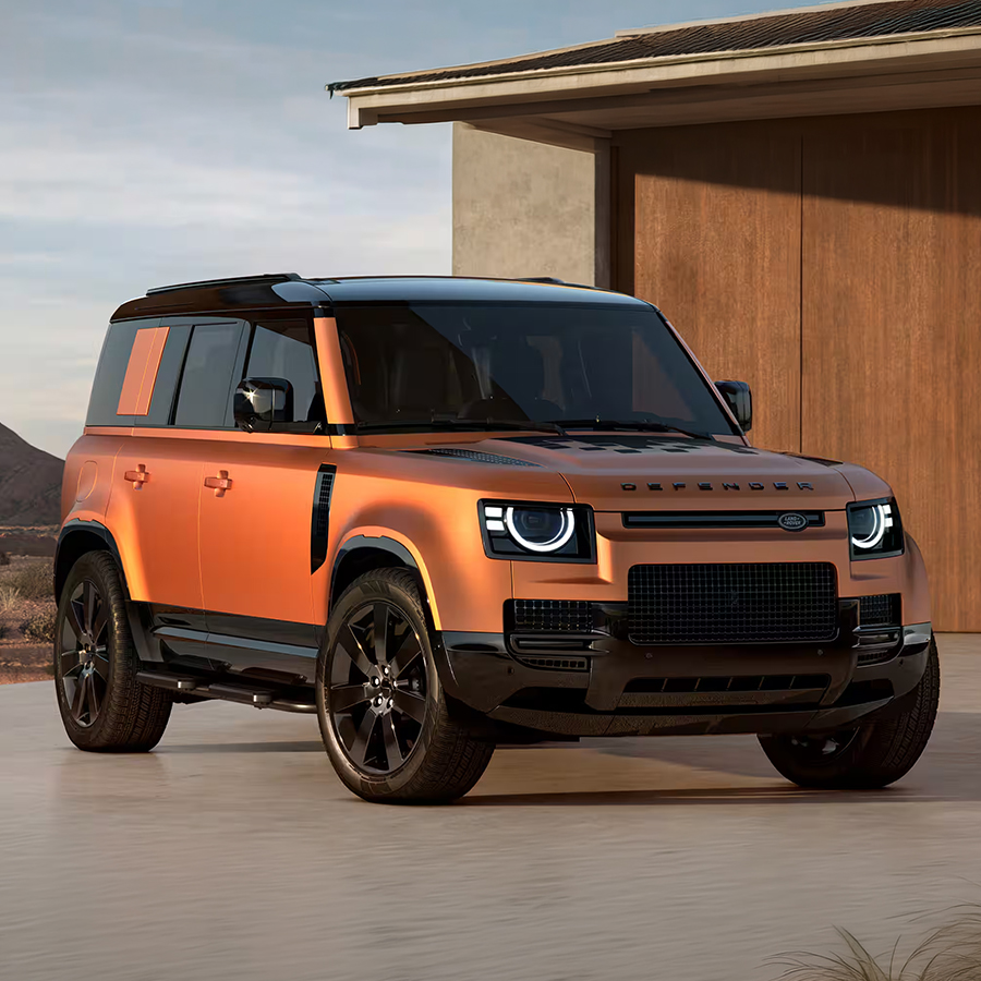 3/4 front view of the Defender 110