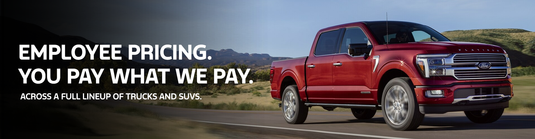 Employee Pricing. You Pay What We Pay.