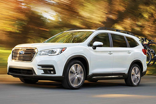 a white 2019 subaru ascent