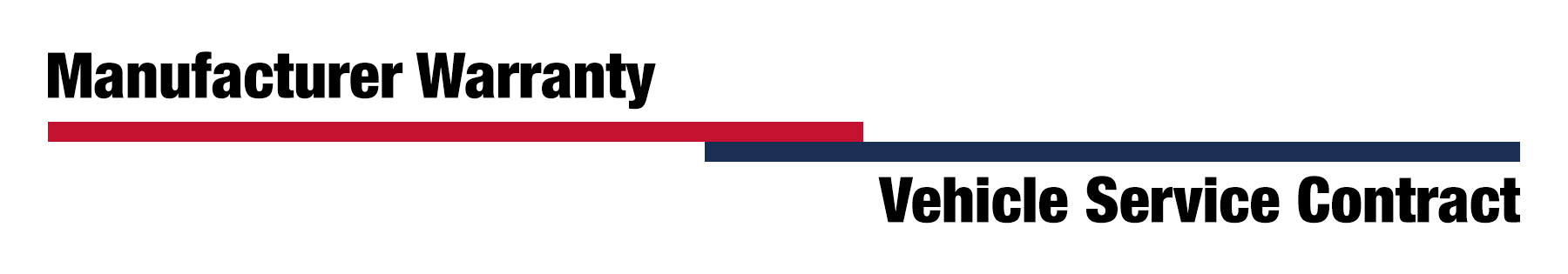 Manufacturer Warranty VS Vehicle Service Contract Infographic
