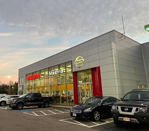 Outside the dealership