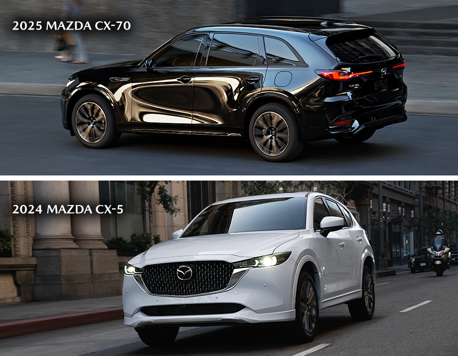 2025 Mazda CX-70 vs. Mazda CX-5