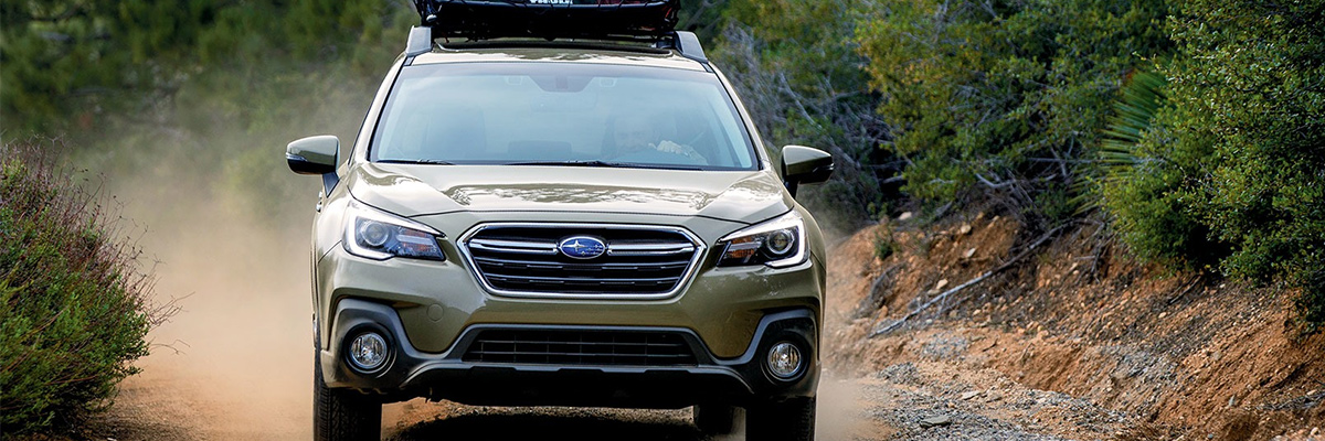 2018 Subaru Outback through trail