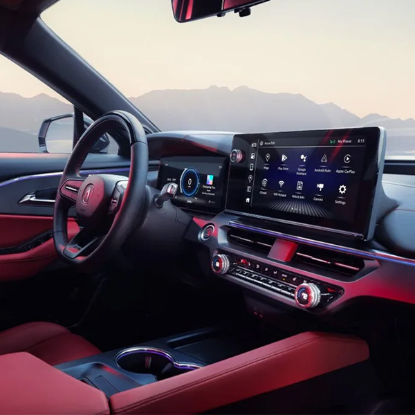 Side shot of 2024 Acura ZDX interior dashboard shot