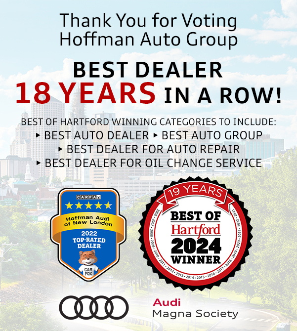 About Hoffman Audi of New London Audi Dealership in New London,CT