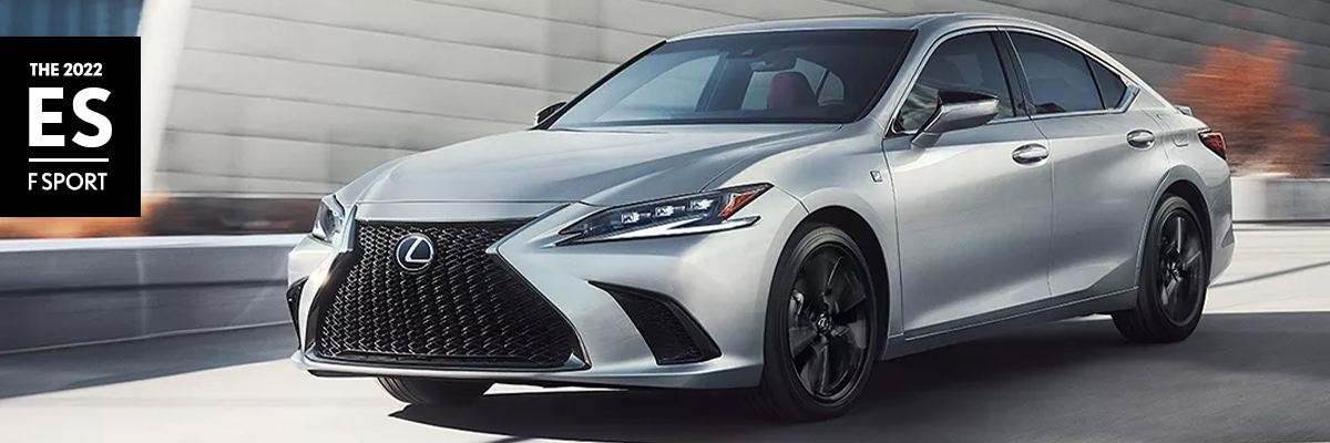 Exterior of the Lexus ES F SPORT shown in Iridium.