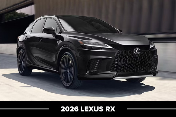 Exterior of the 2025 RX F SPORT 500h Performance shown in Ultra White. 