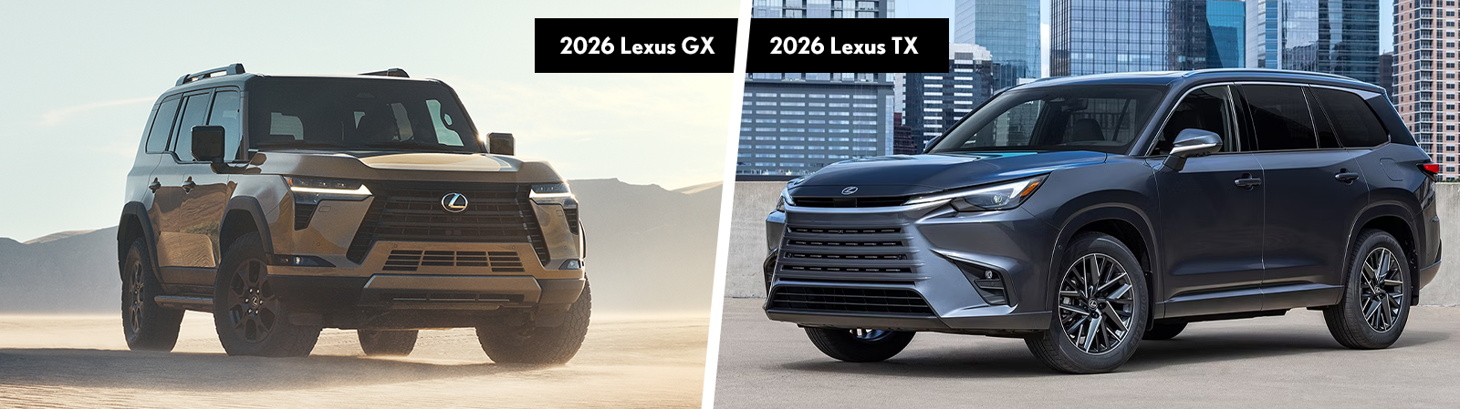 2026 Lexus GX and 2026 Lexus TX