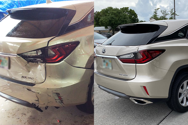 Lexus RX before and after.