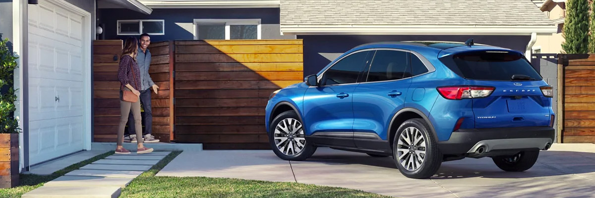 Ford Escape parked in driveway