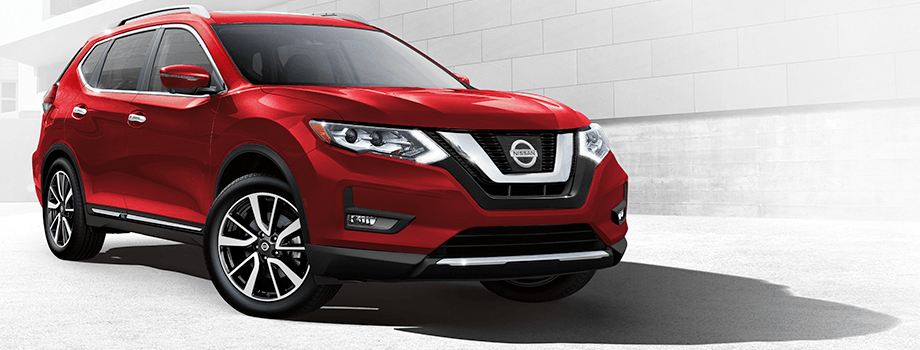 2017 Nissan Rogue Red Exterior Front