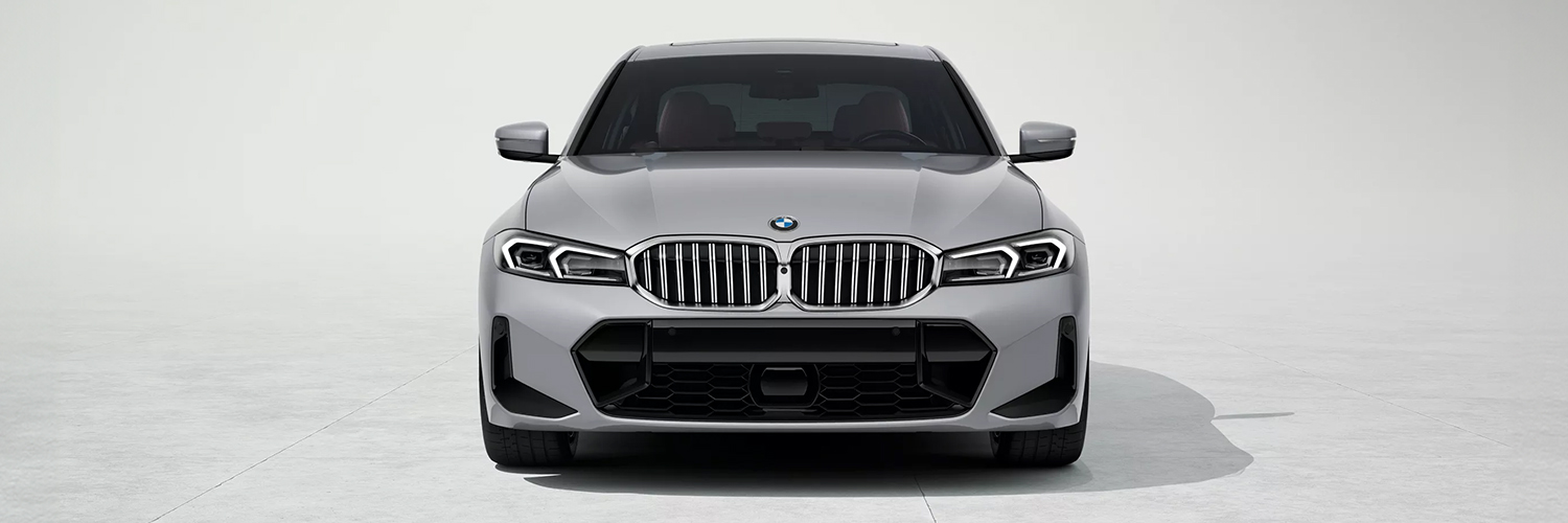 Front-view of the BMW 330i Sedan