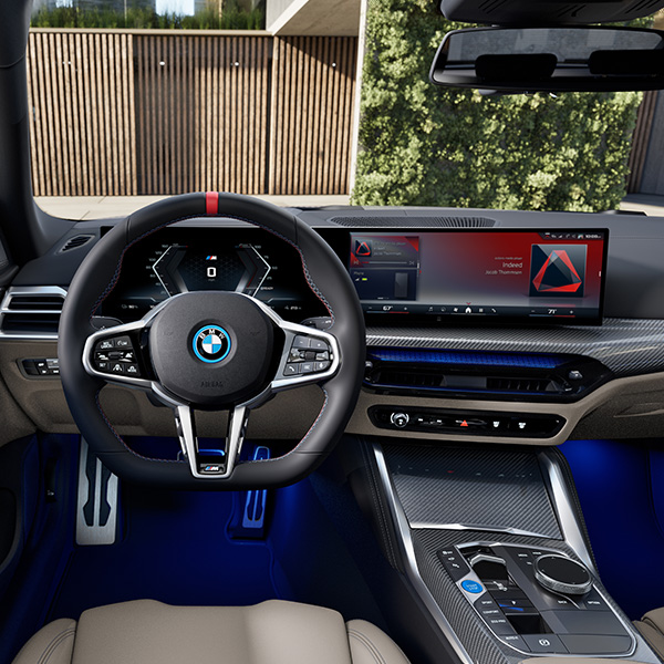 2025 BMW i4 interior dashboard shot