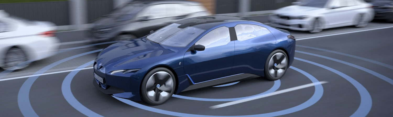 Render of manuever assistant being used on city street