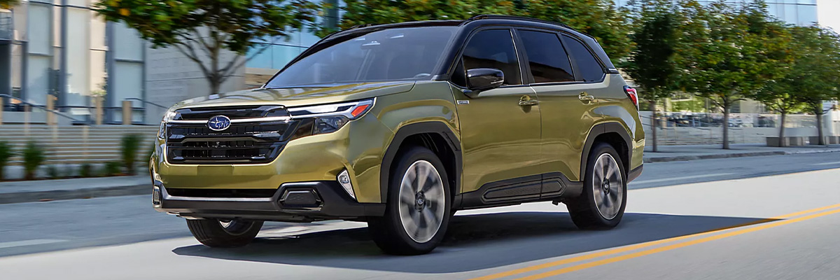 Subaru Forester in motion