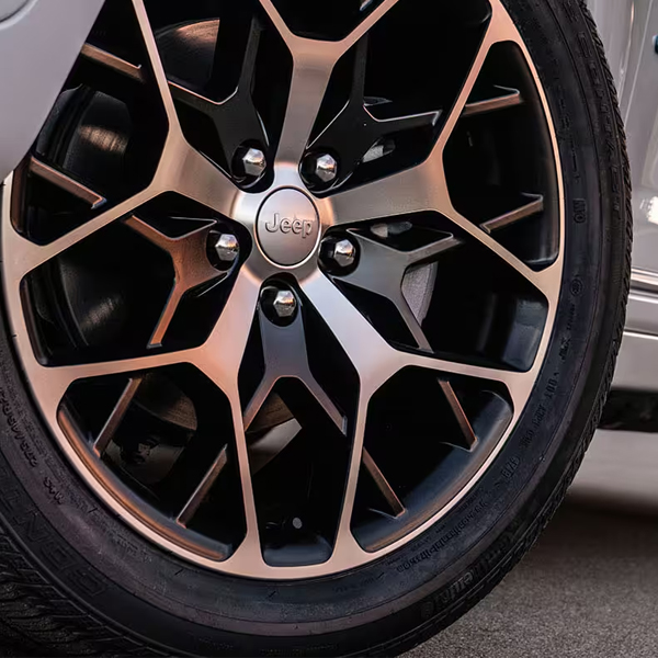 Closeup on a Jeep Wheel